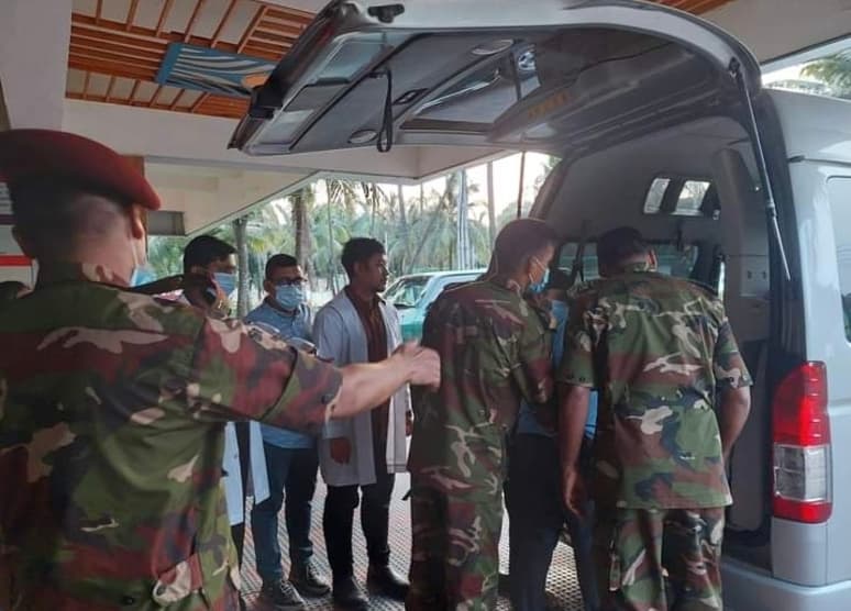 Free ambulance service during Shitakundo fire crisis
